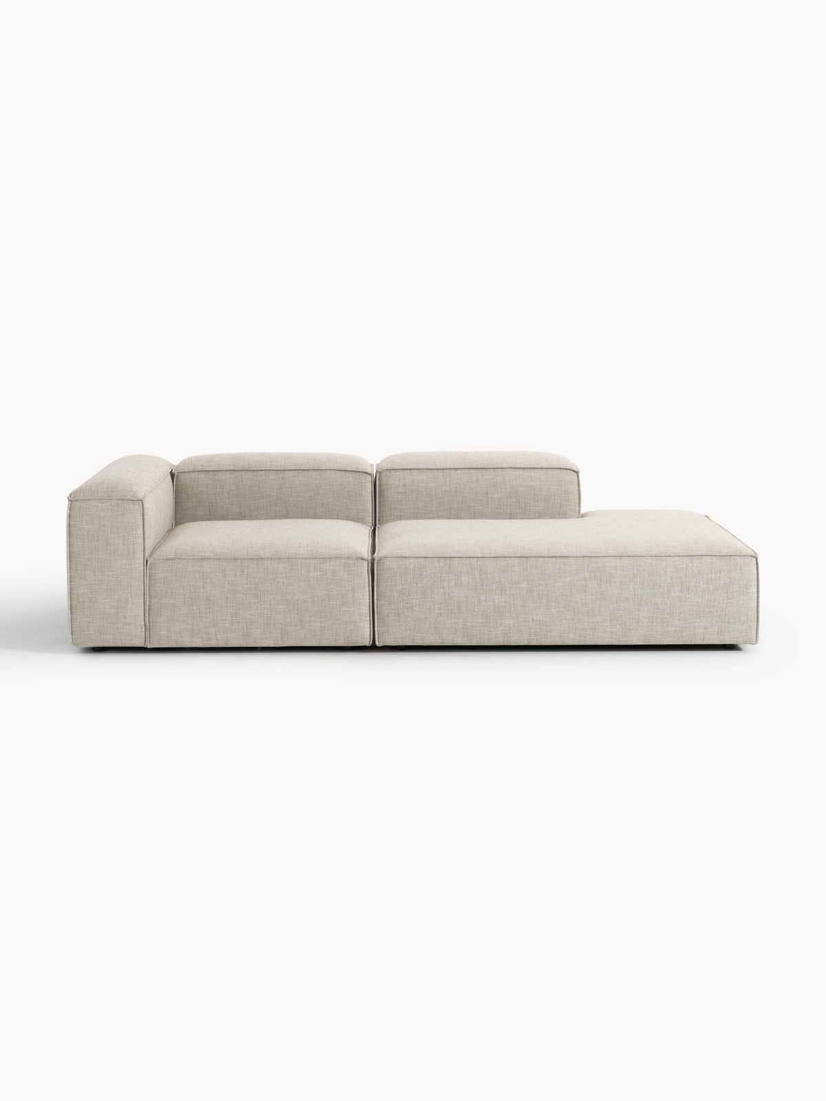 Lennon Linen Blend Modular Ottoman