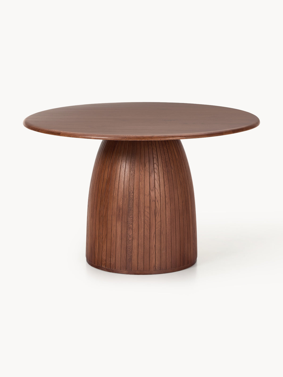 Gallery image 1 - Round Dining Table Nelly with Groove Structure, in various sizes