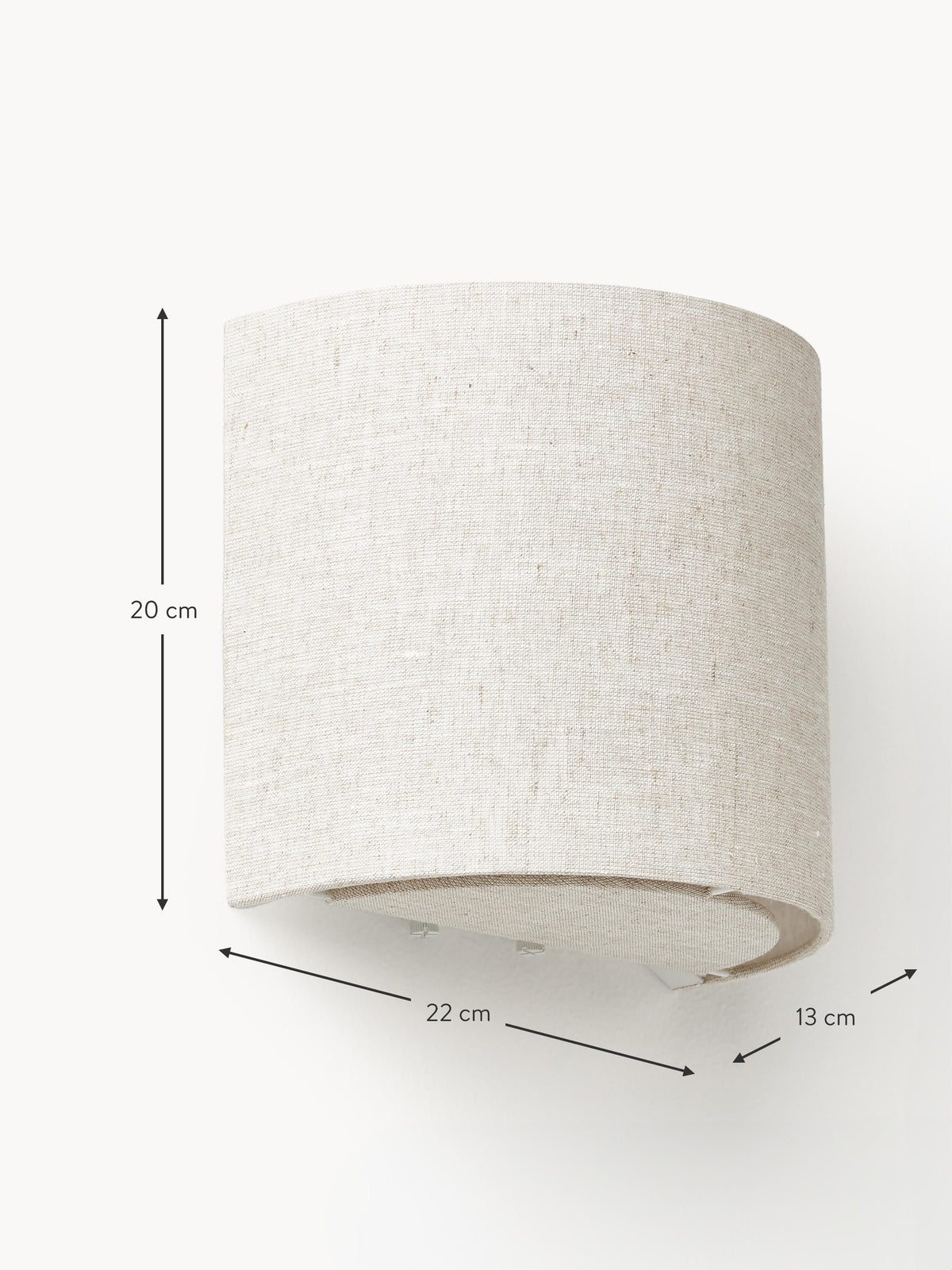 Ron Linen Wall Lamp