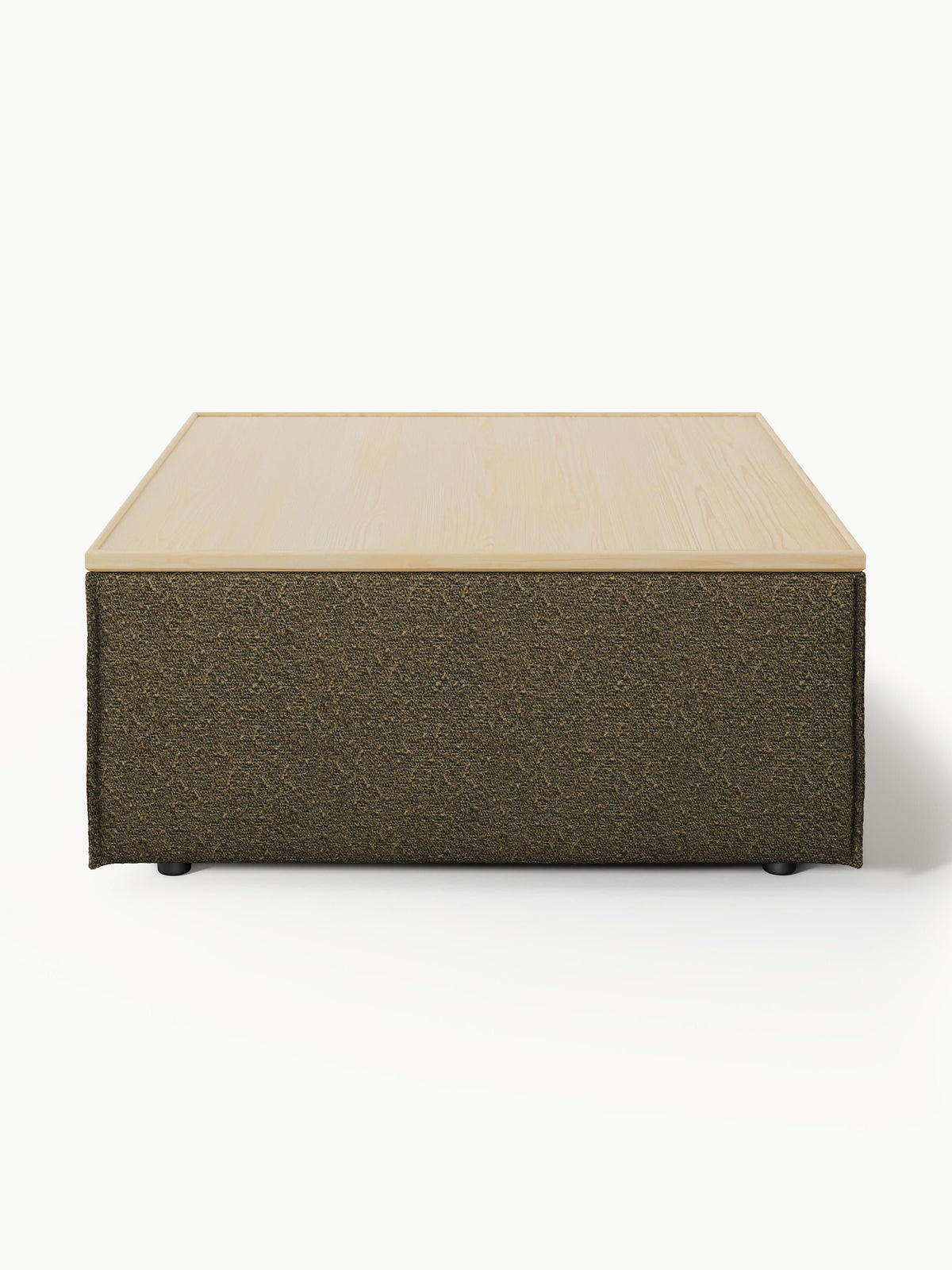 Lennon Bouclé Ottoman with Storage
