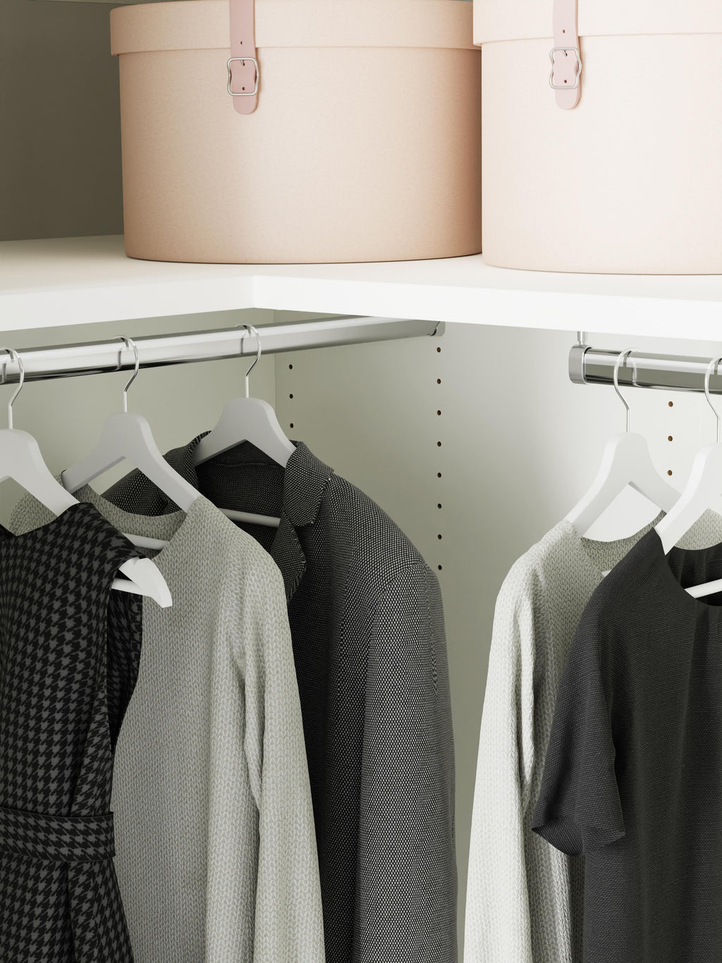 Leon Modular Corner Wardrobe, 115 cm Wide, in various sizes