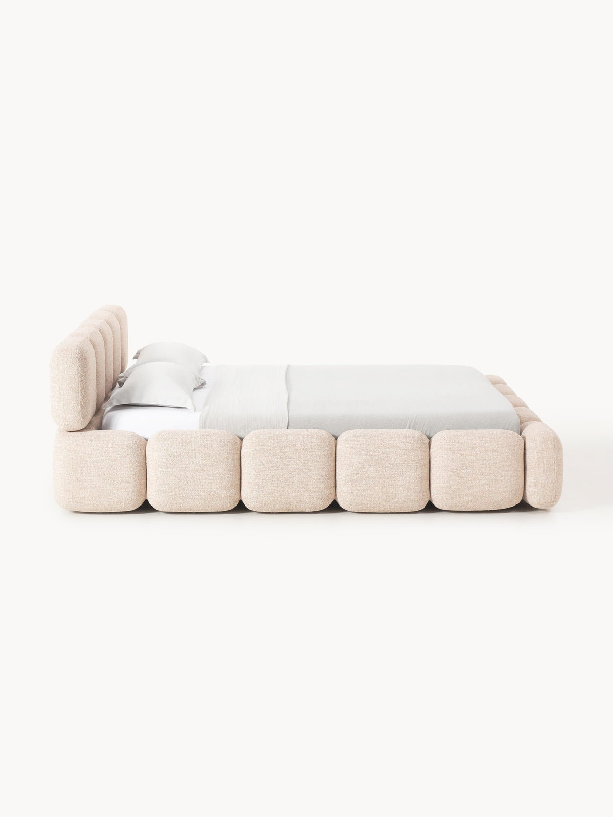 Tayla Upholstered Bouclé Bed