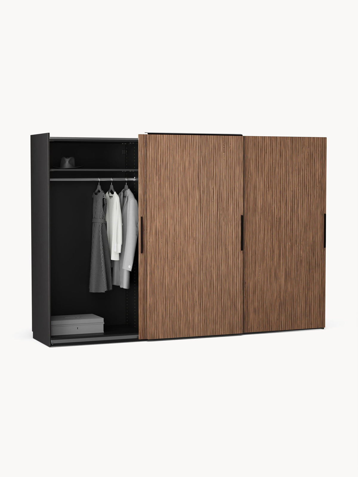 Simone Modular Sliding Door Wardrobe, 300 cm Wide, in various sizes