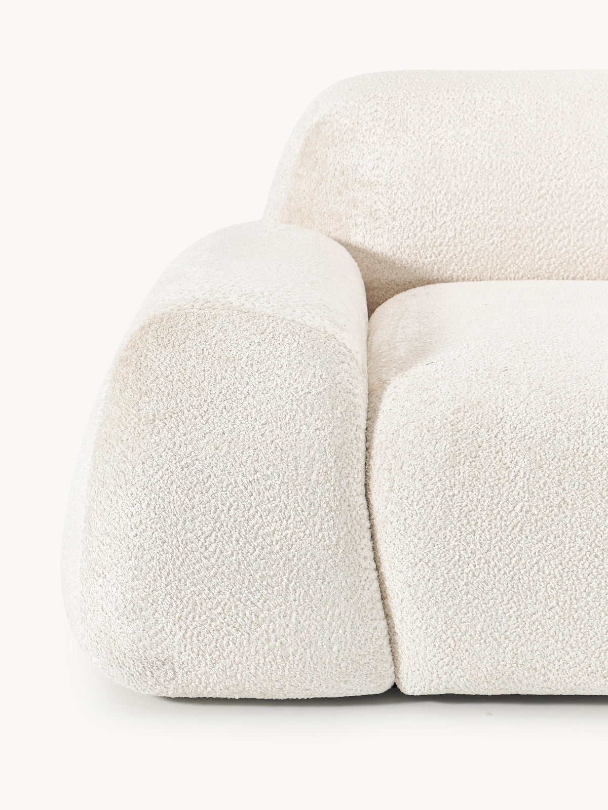Wolke Modular Teddy Bouclé Sofa (4-seater)