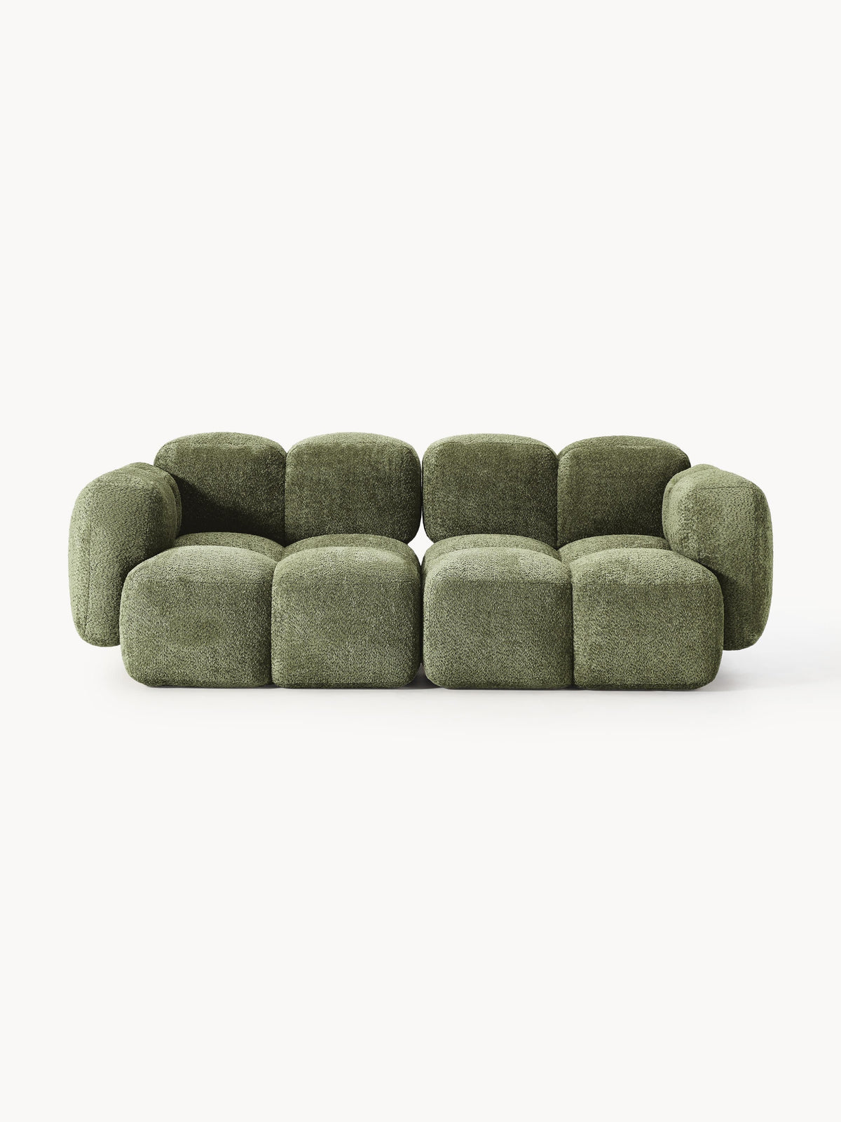 Gallery image 1 - Modular Teddy-Bouclé Sofa Tayla (3-seater)