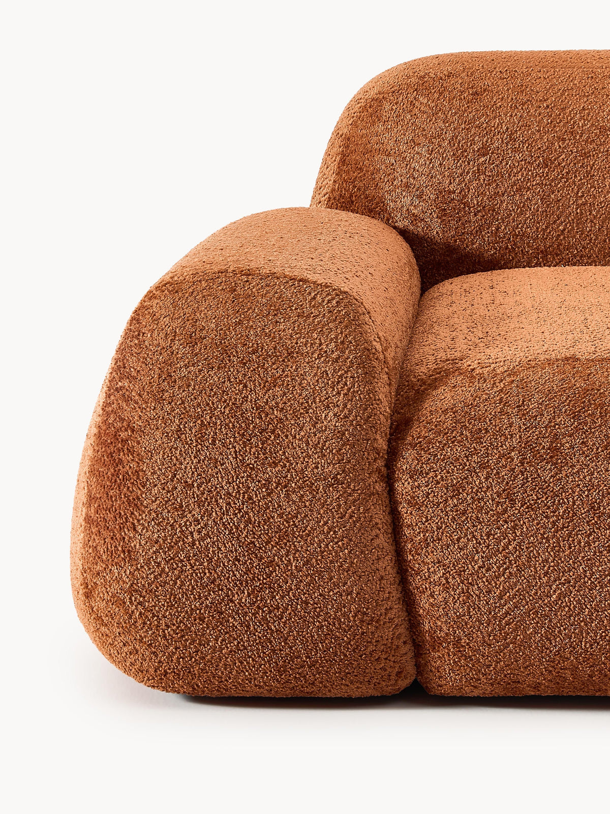 Wolke Modular Teddy Bouclé Sofa (3-seater)
