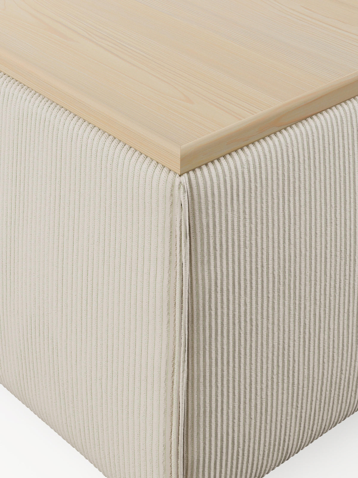 Lennon Corduroy Ottoman with Storage
