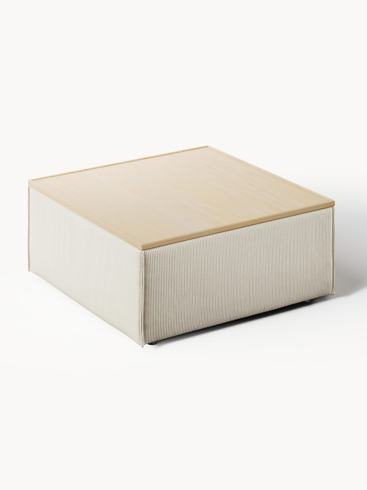 Lennon Corduroy Ottoman with Storage