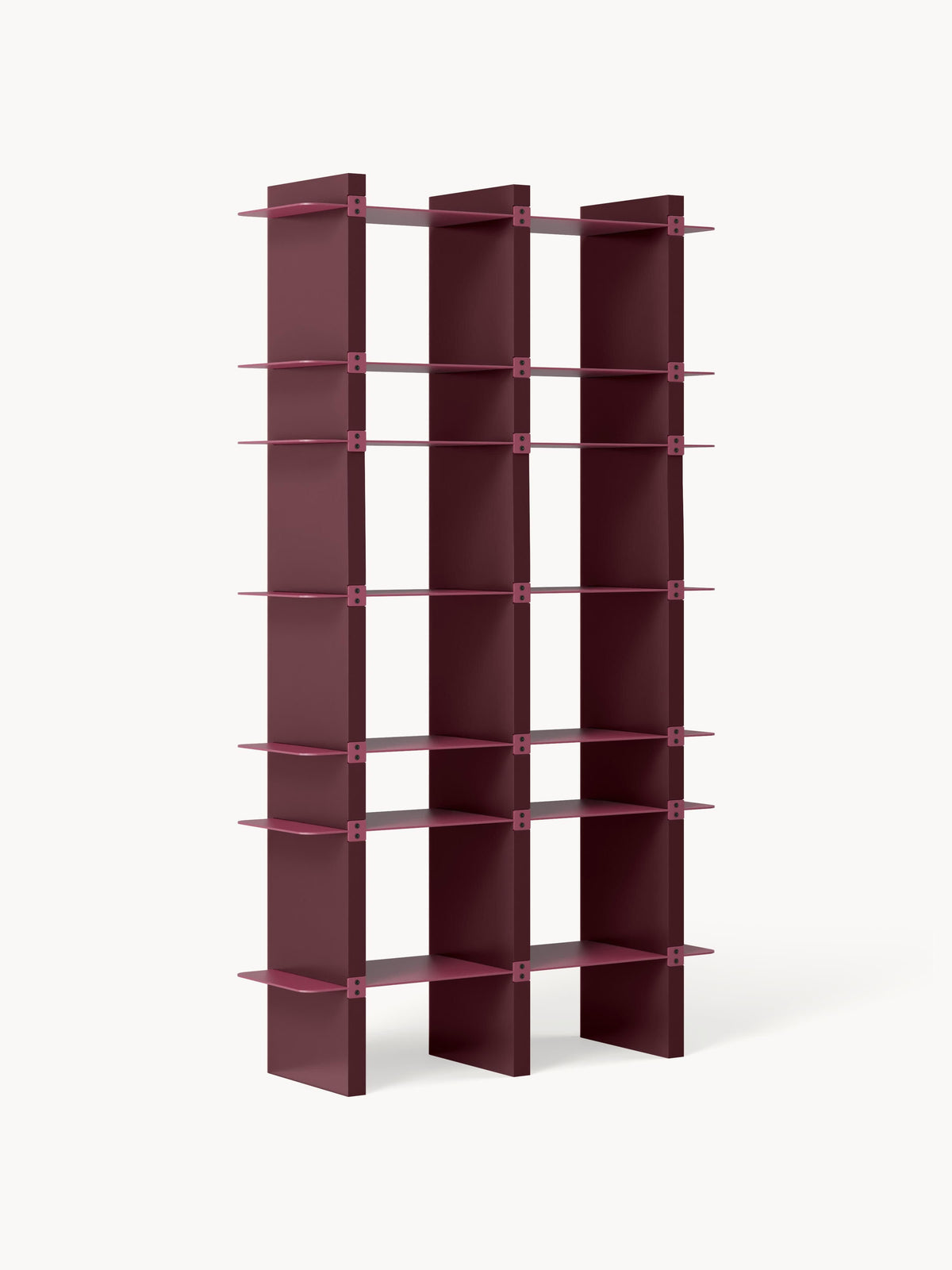 Rami Tall Shelving Unit with Metal Elements