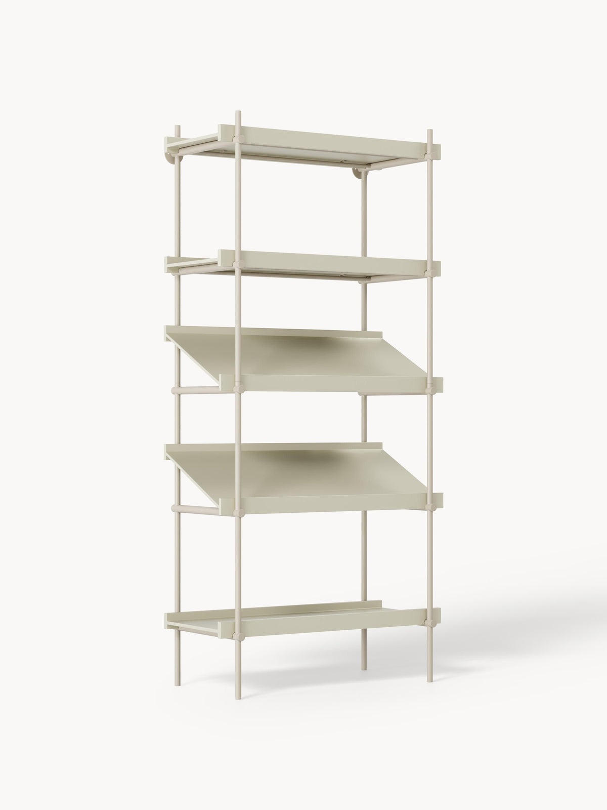Gallery image 1 - Tall Shelving Unit Rio with Slanted Shelves