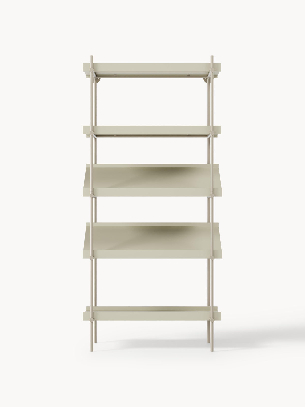 Rio Tall Shelving Unit with Slanted Shelves