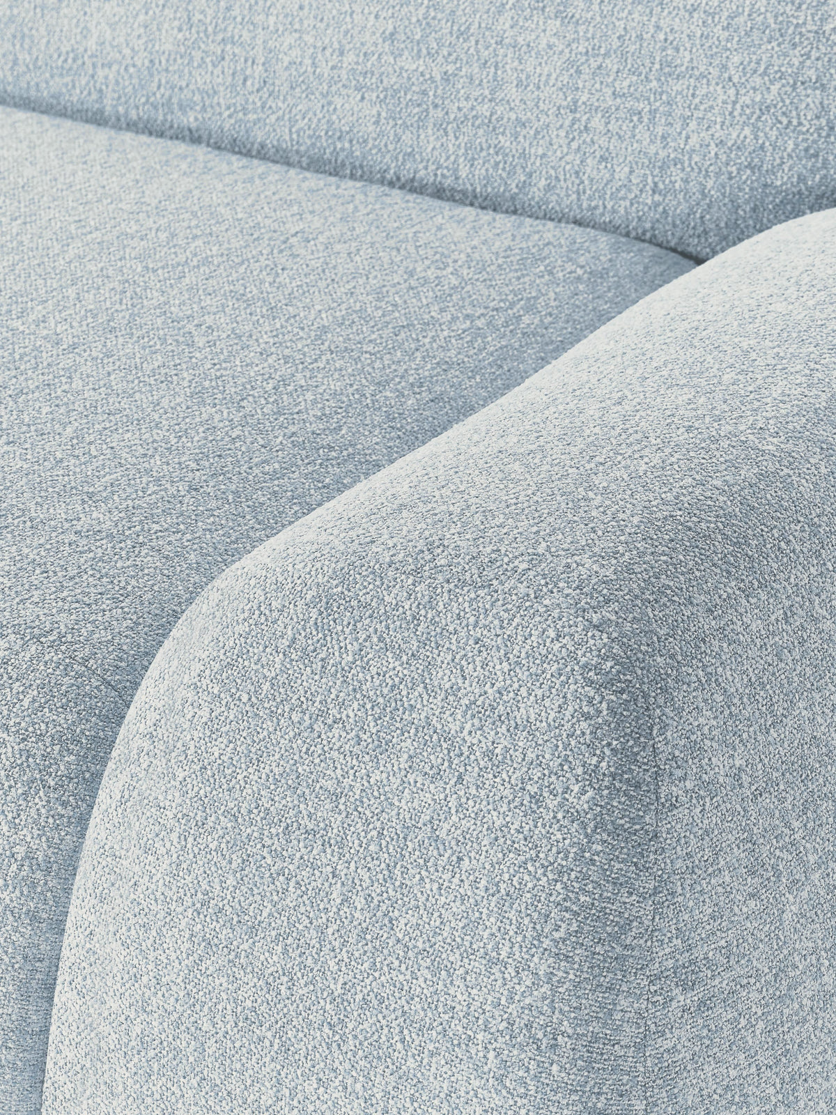 Wolke Modular Bouclé Corner Sofa (4-seater)