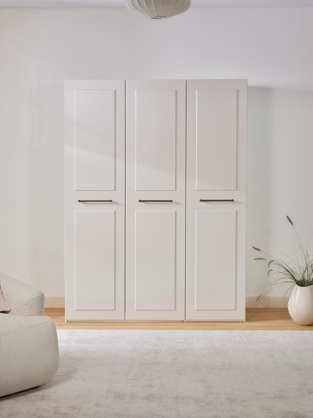 Charlotte Modular Hinged Door Wardrobe, 150 cm Wide, in various sizes