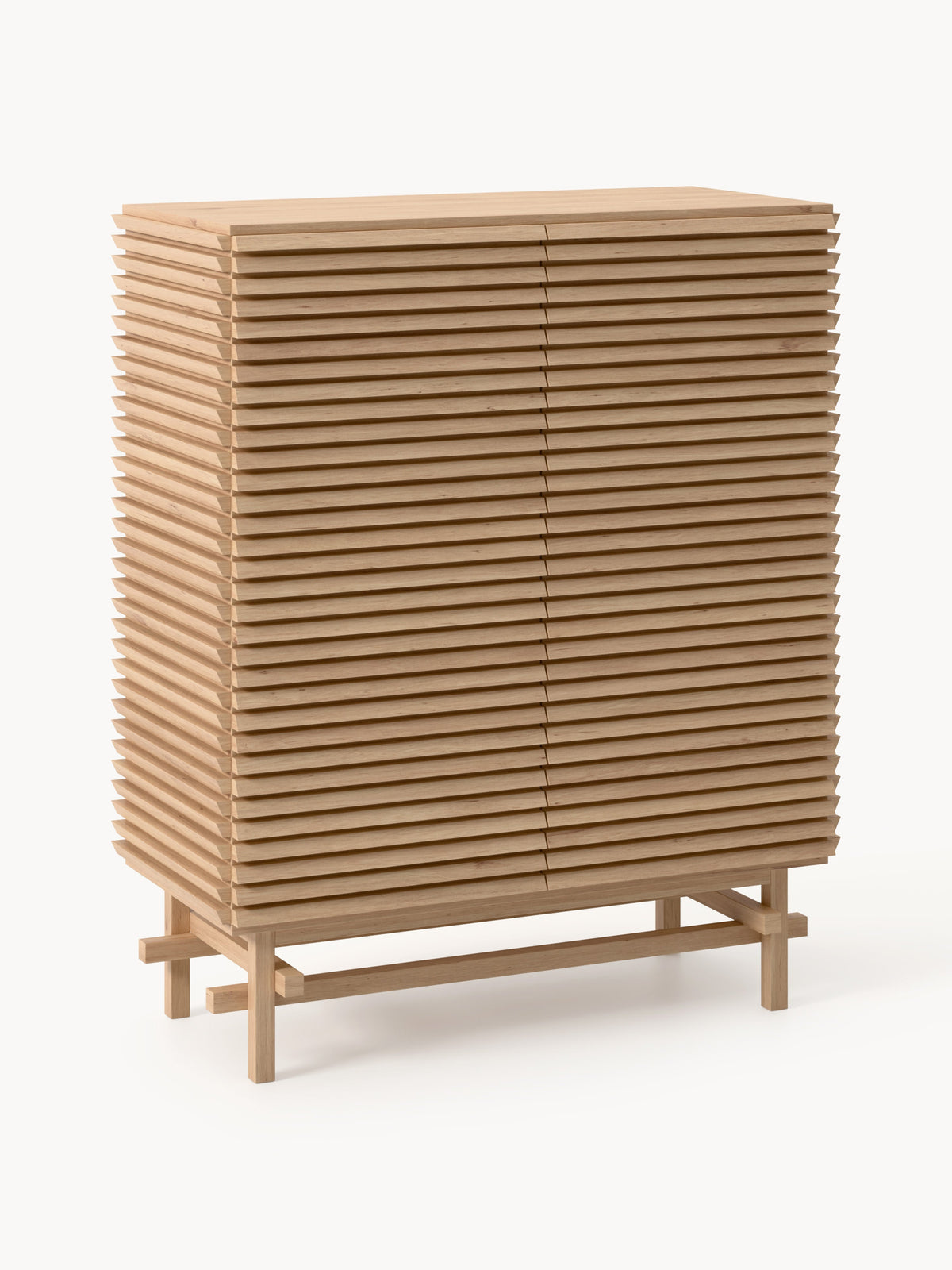 Gallery image 1 - Oak Wood Highboard Pierce
