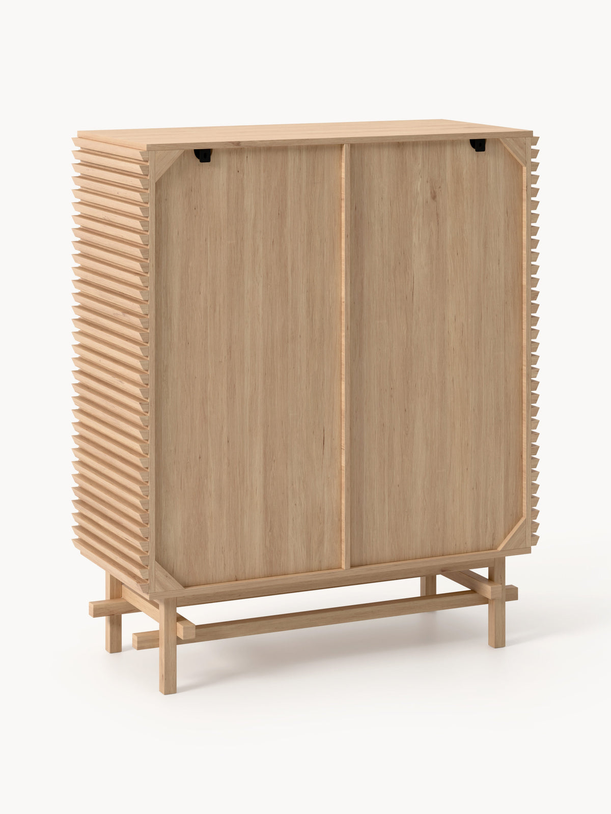 Pierce Oak Wood Highboard
