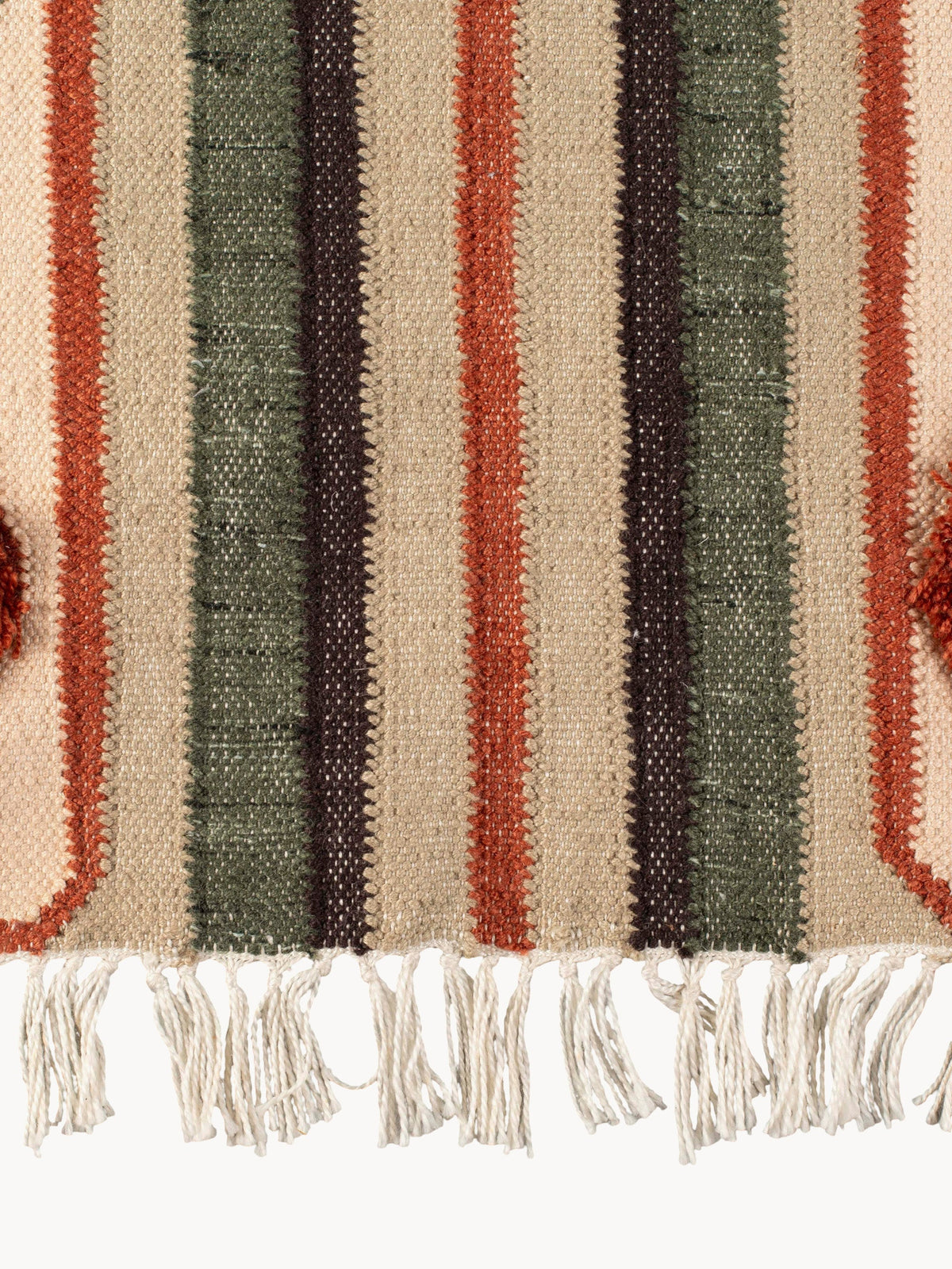 Haydon Hand-Woven High-Pile Rug with Tassels