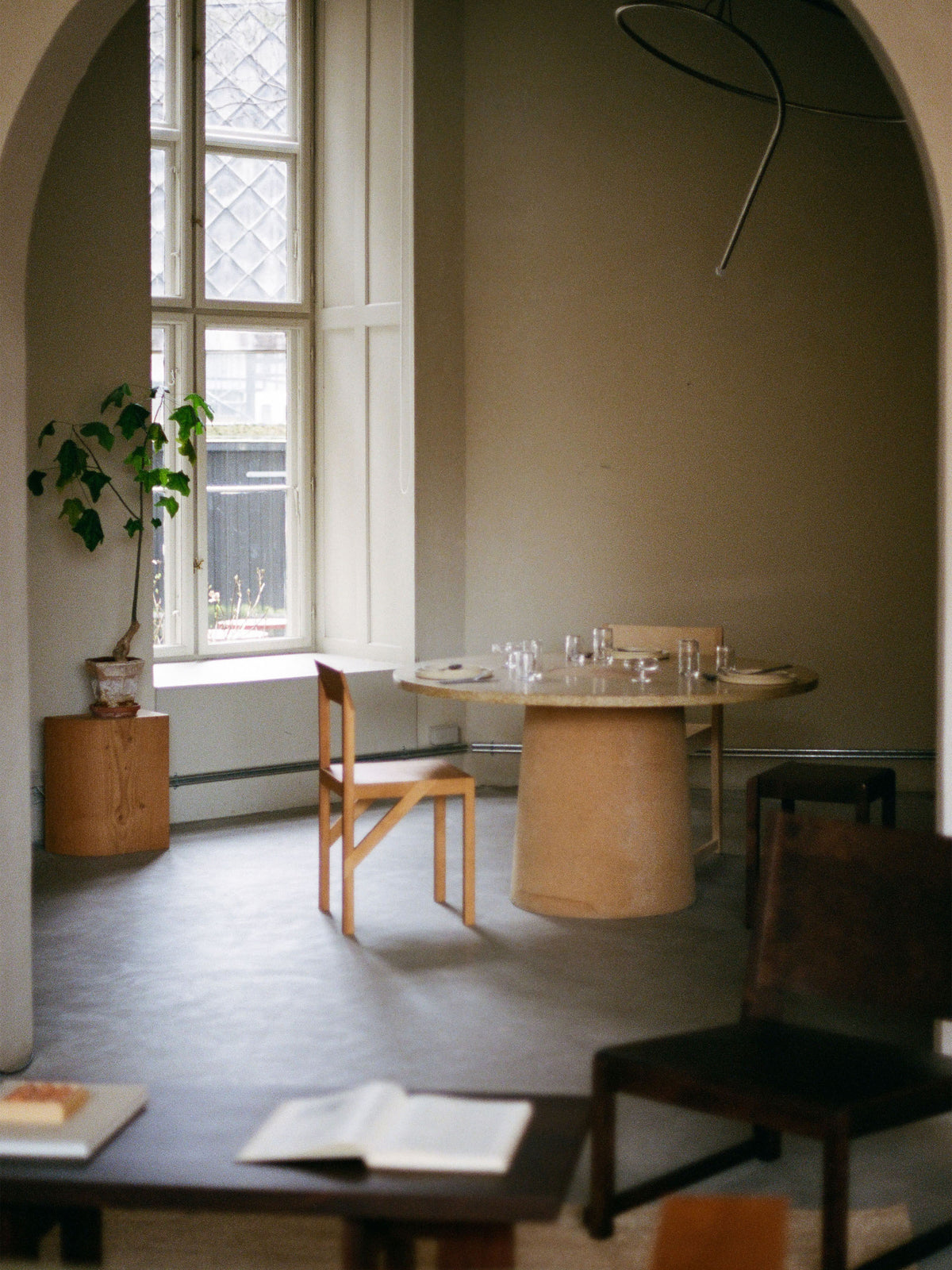 Bracket Ash Wood Dining Chair