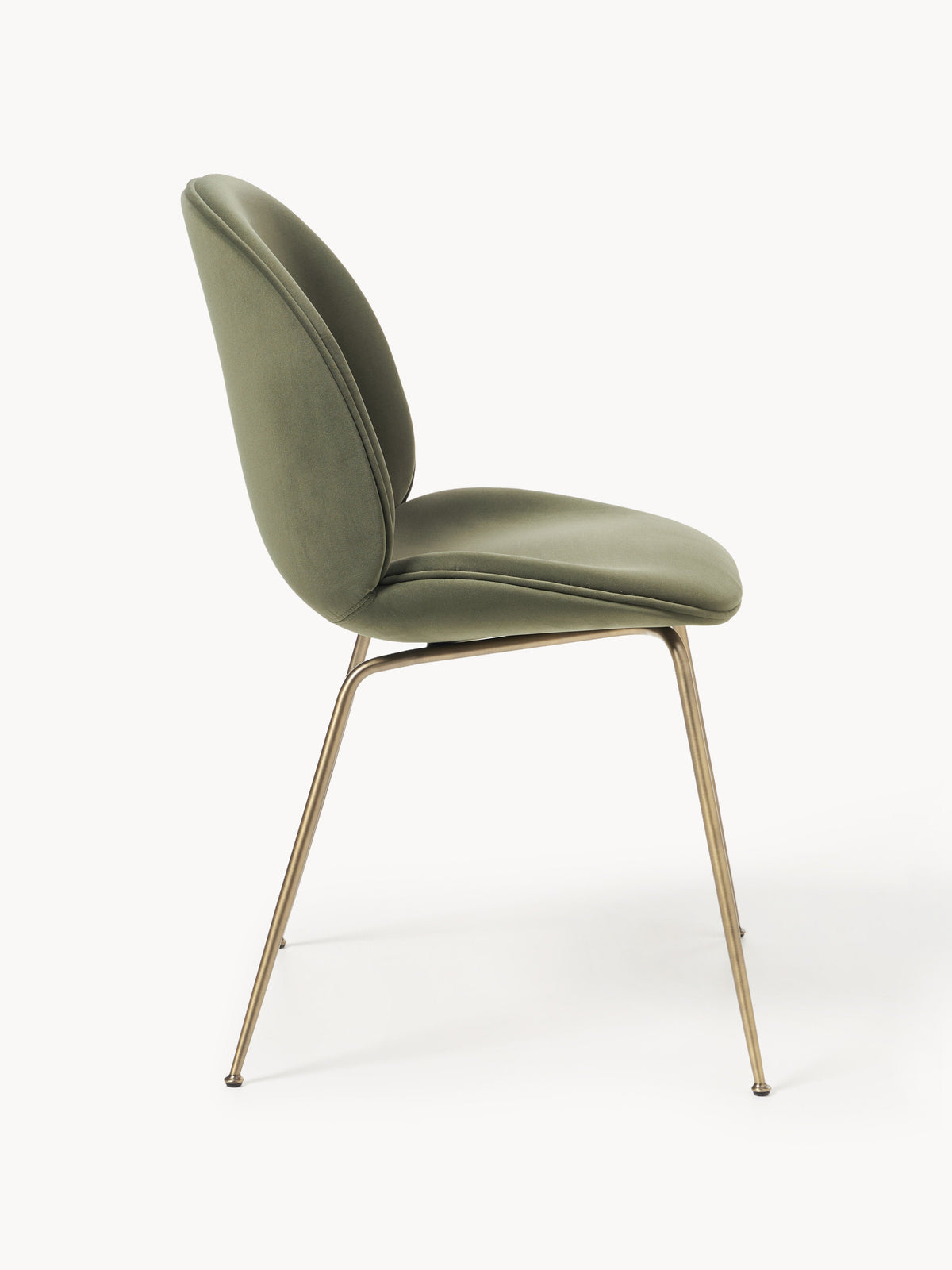 WESTWING x GUBI, Velvet Dining Chair Beetle by Delia Lachance
