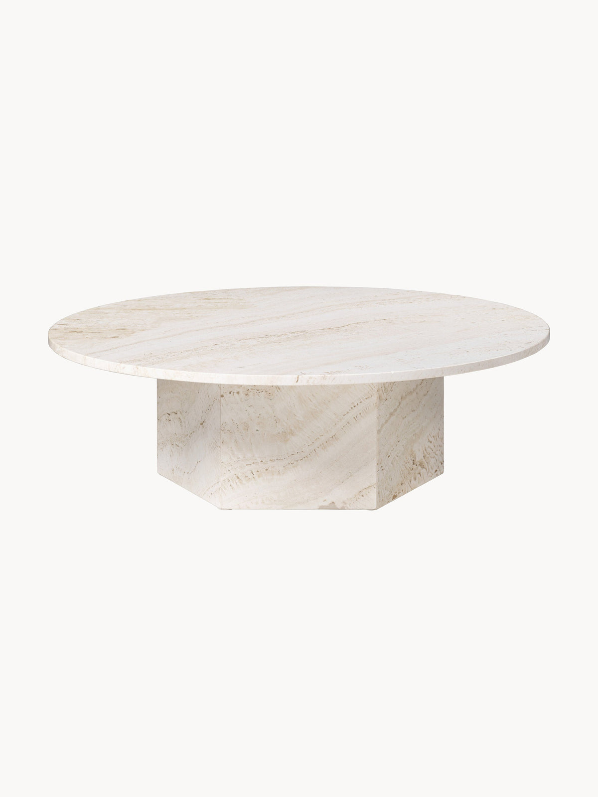 Gallery image 1 - Round Travertine Coffee Table Epic