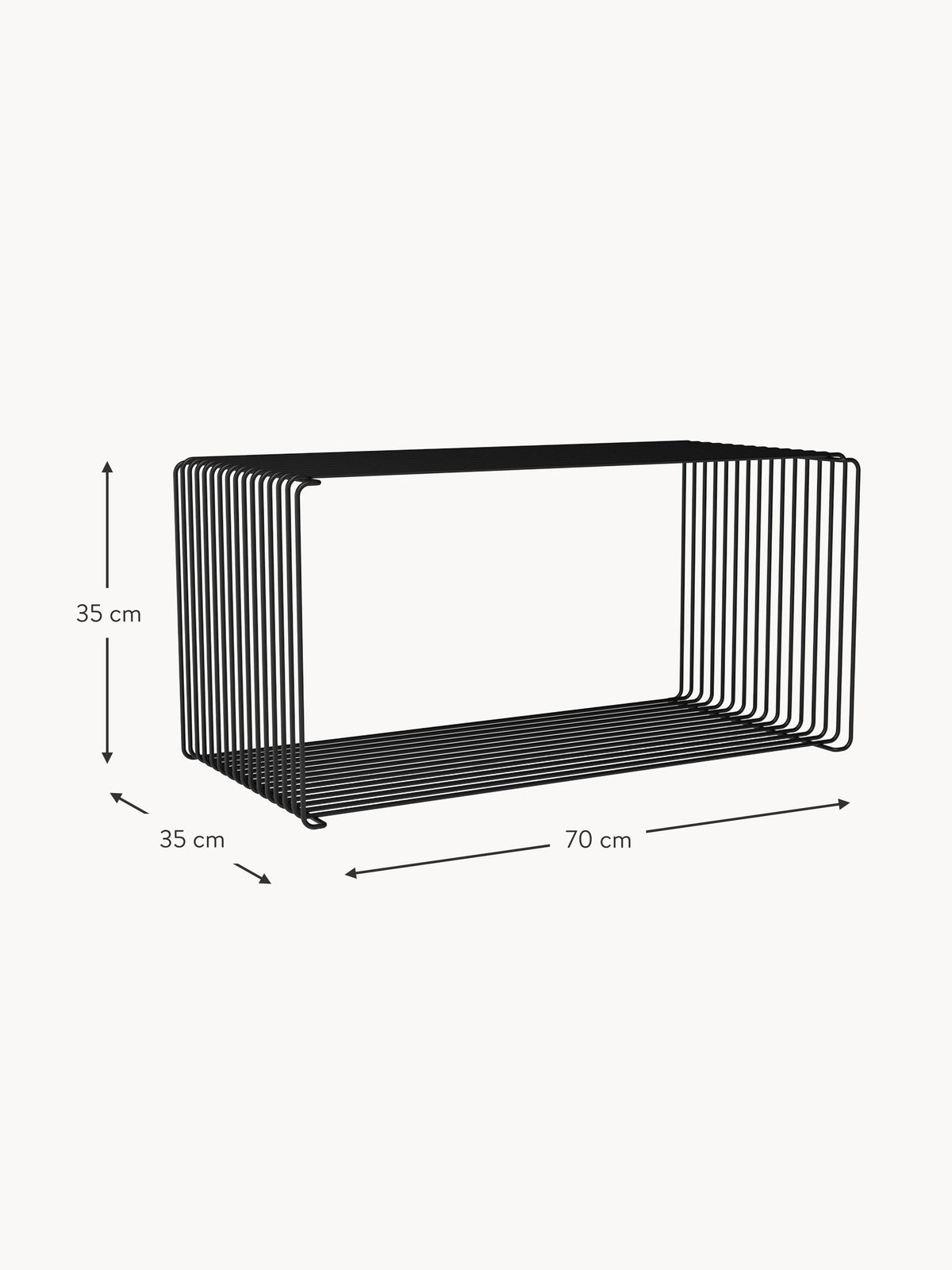 Module Panton Wire Extended for Modular Shelf System, W 70 cm