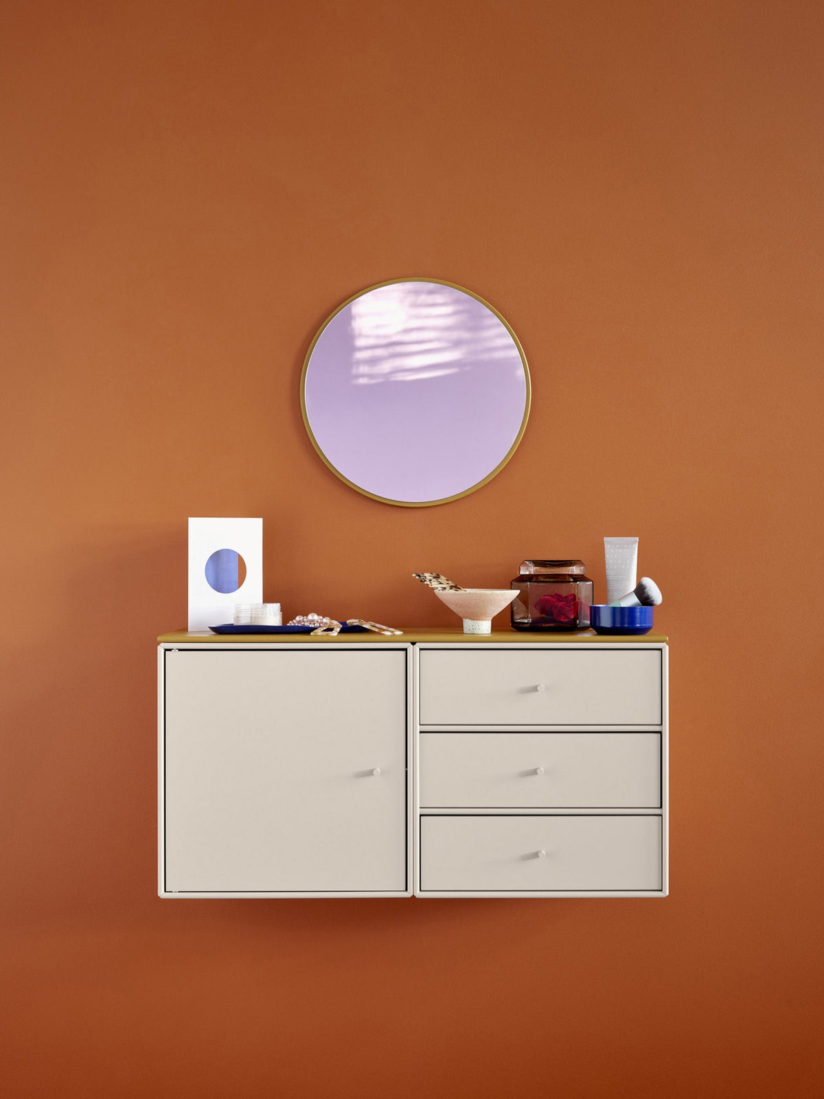 Module Montana Mini 1007 with Drawers for Modular Shelf System