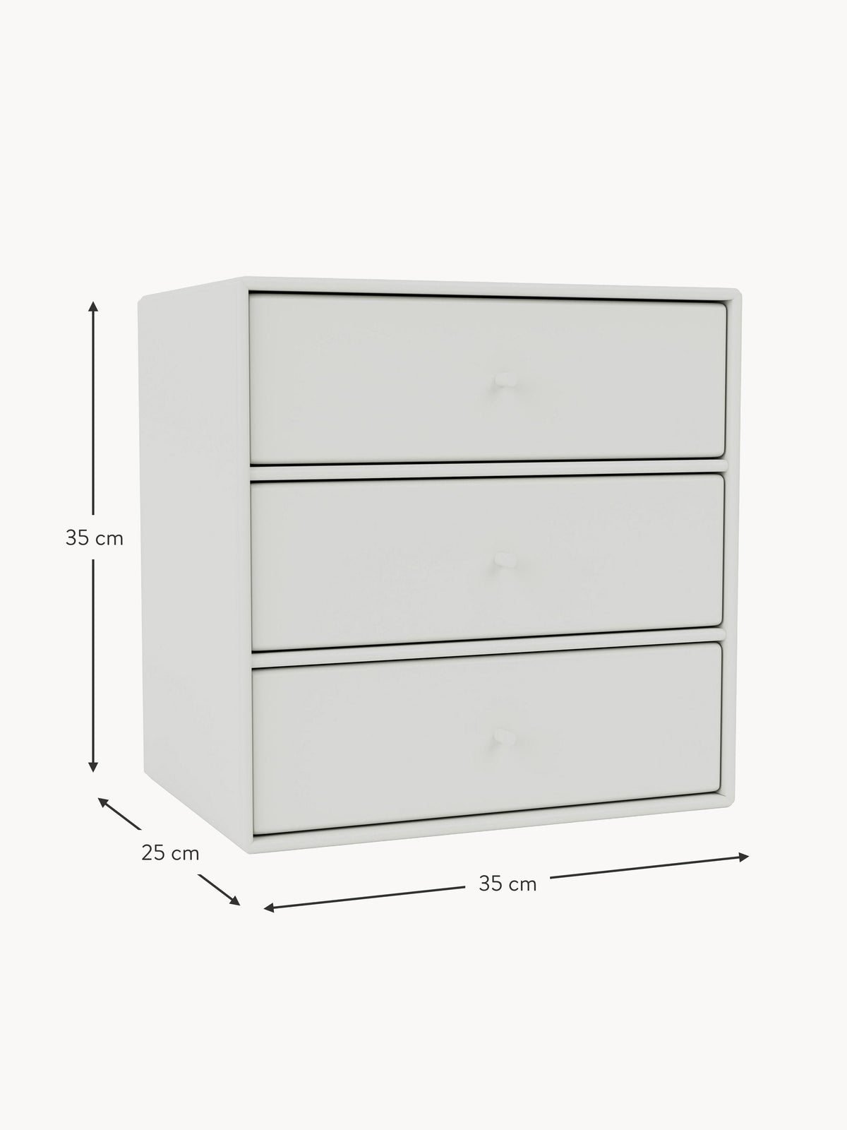Module Montana Mini 1007 with Drawers for Modular Shelf System