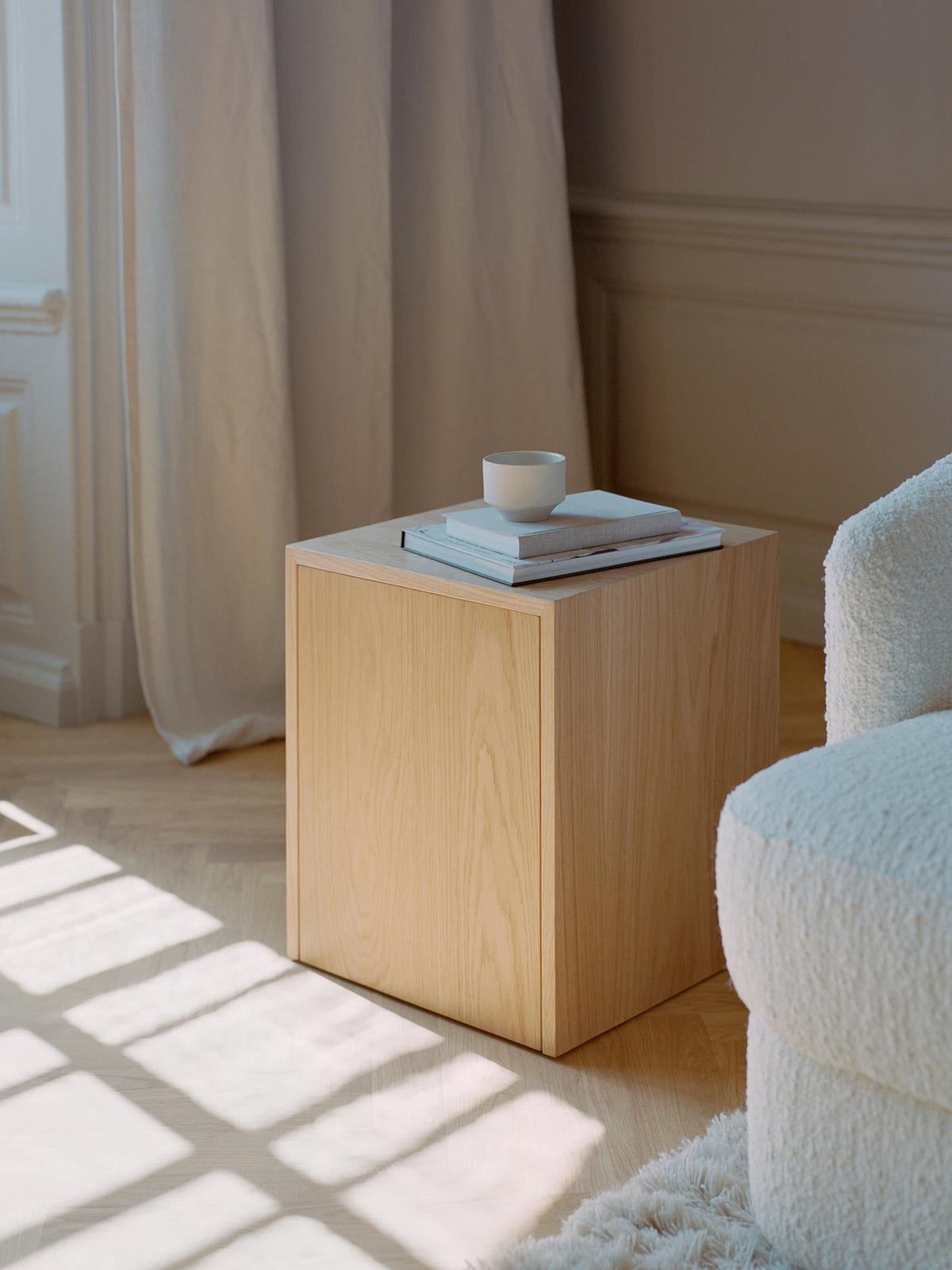 Mass Wooden Side Table