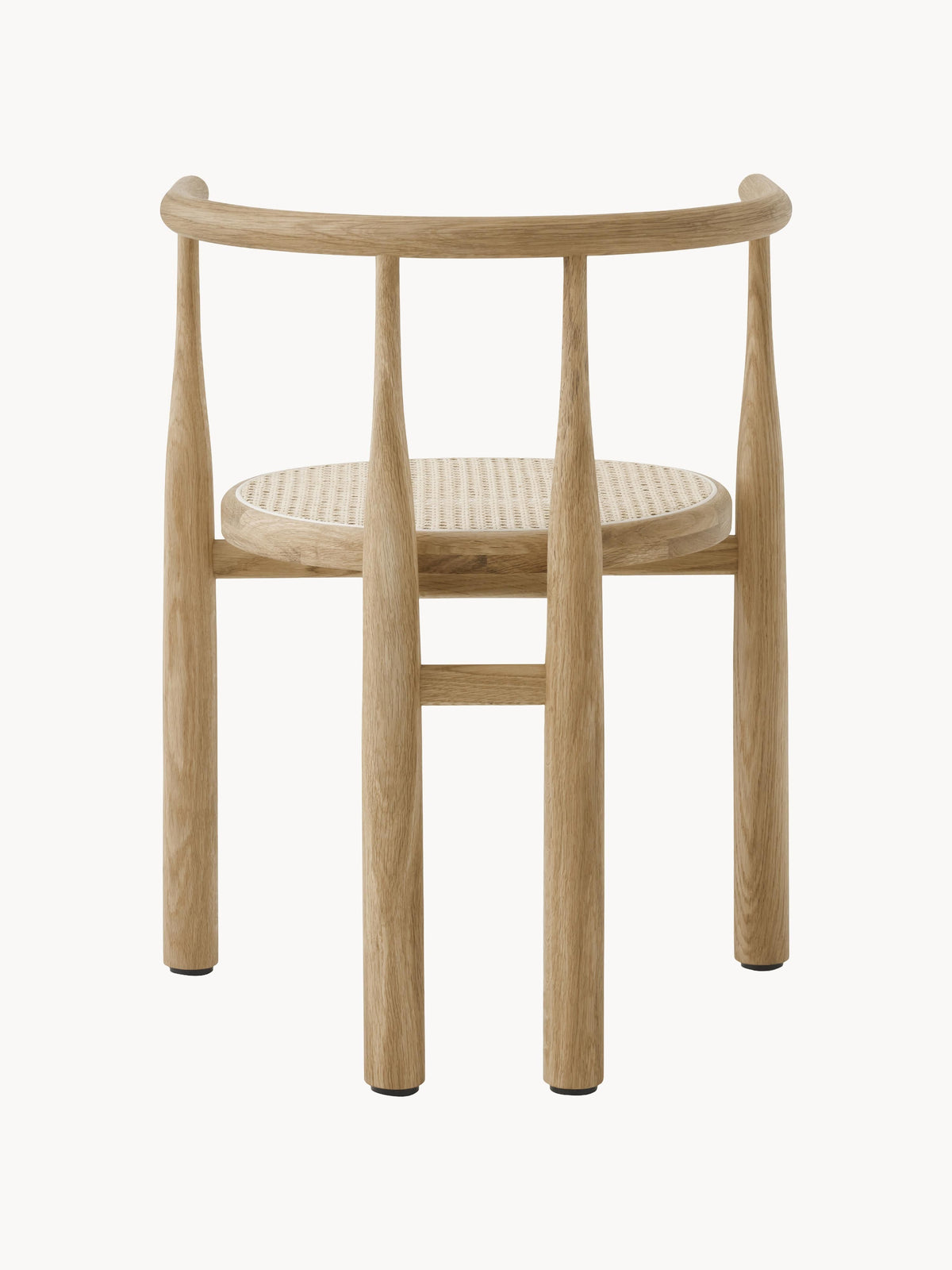 Bukowski Oak Wood Dining Chair with Armrests