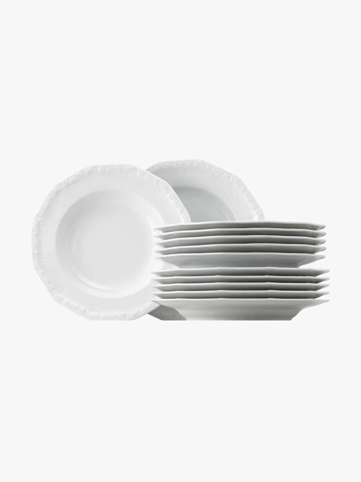 Gallery image 1 - Porcelain Tableware Set Maria White, 6 people, Set of 12