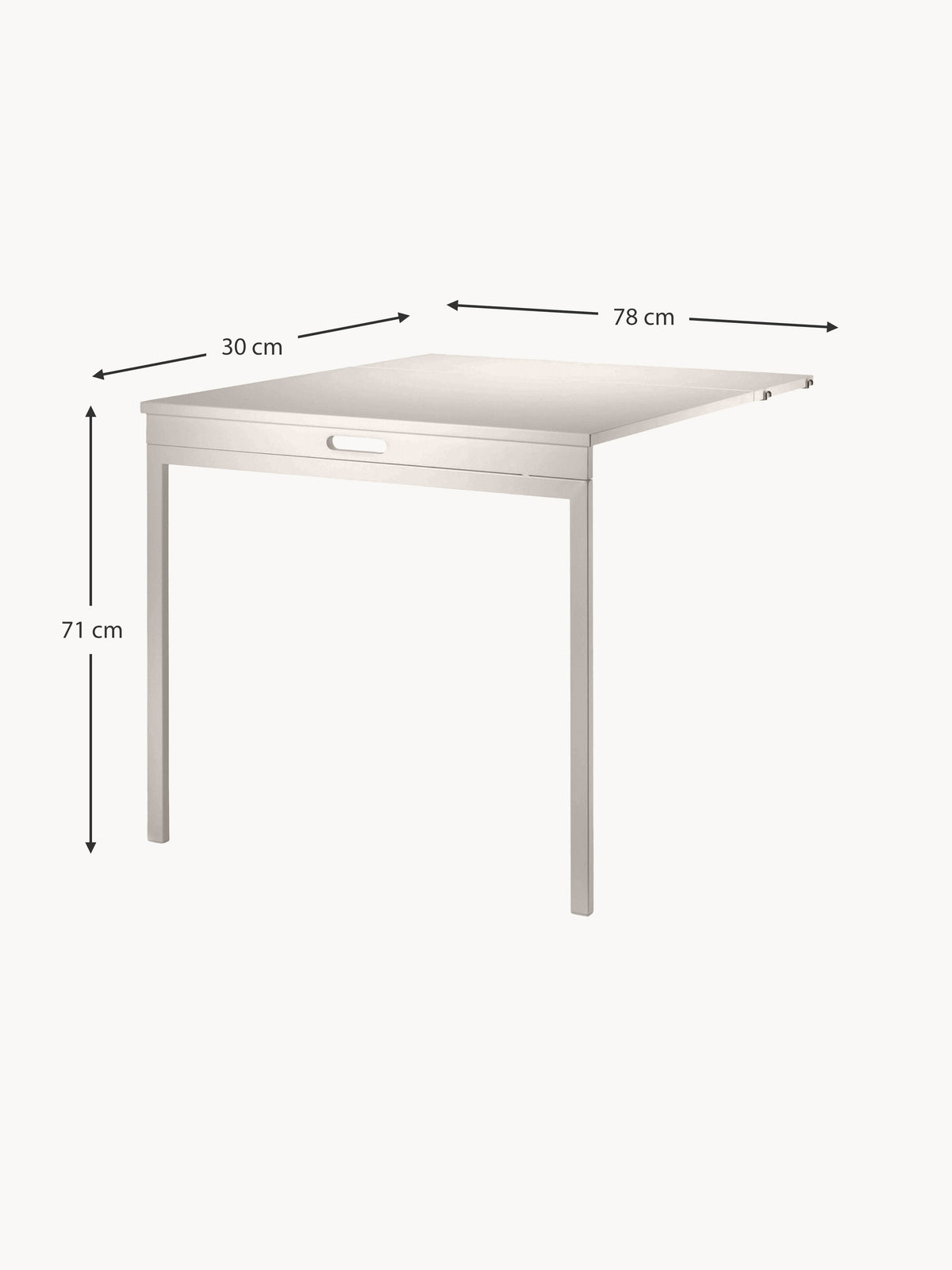 Folding Table String System, W 78 x D 30 cm