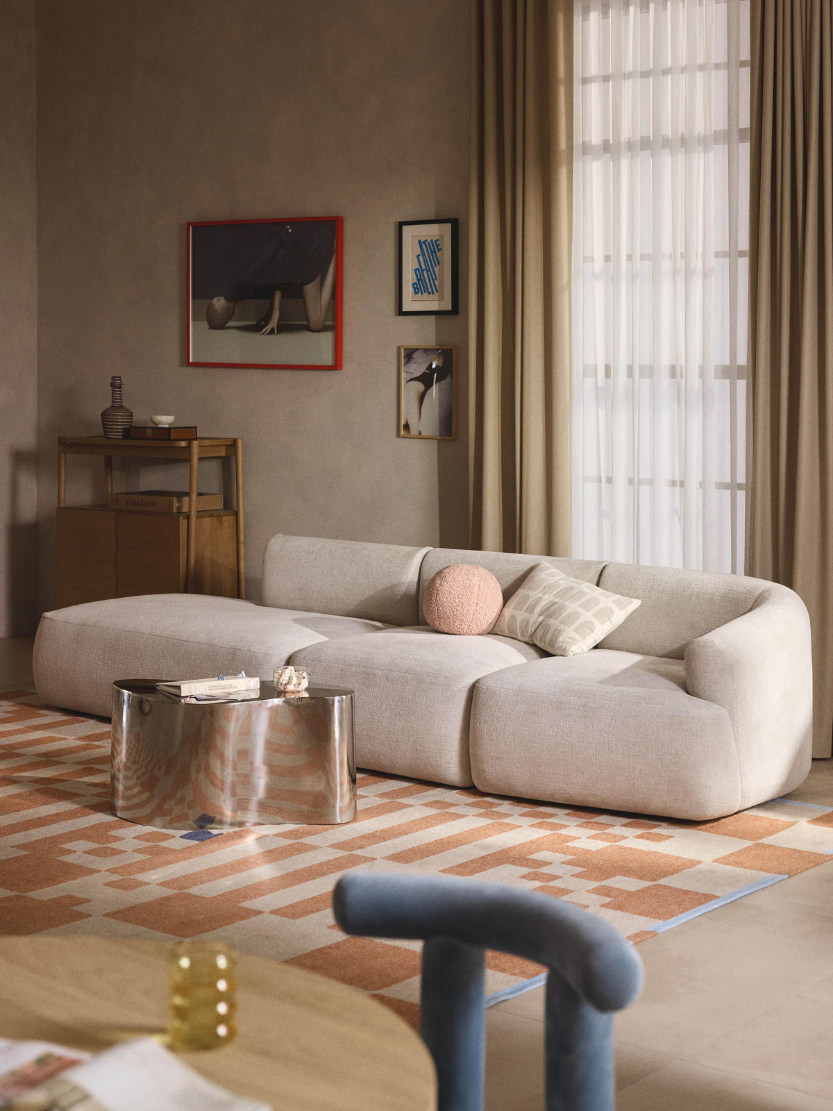 Sofia Modular Ottoman (4-seater)
