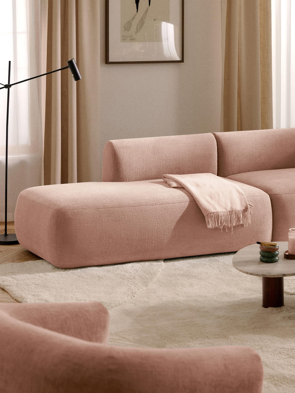 Sofia Modular Ottoman (4-seater)