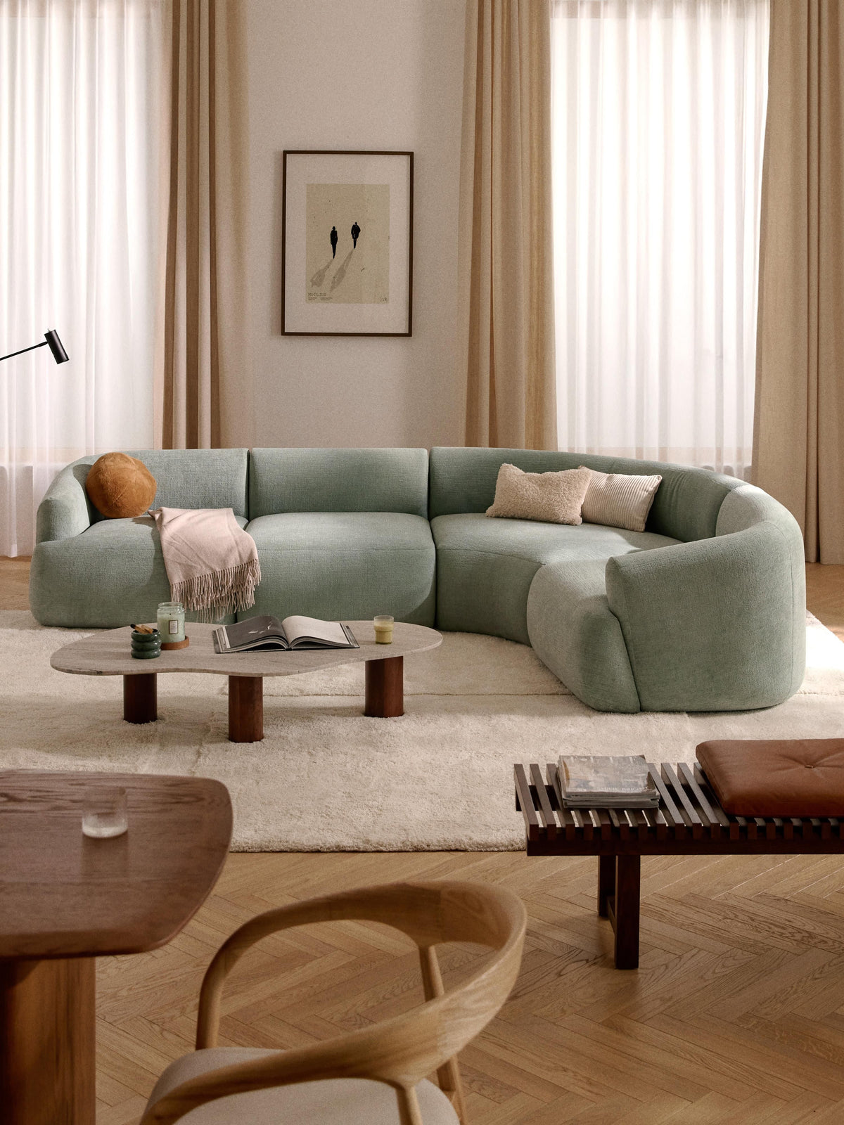 Sofia Modular Corner Sofa (4-seater)