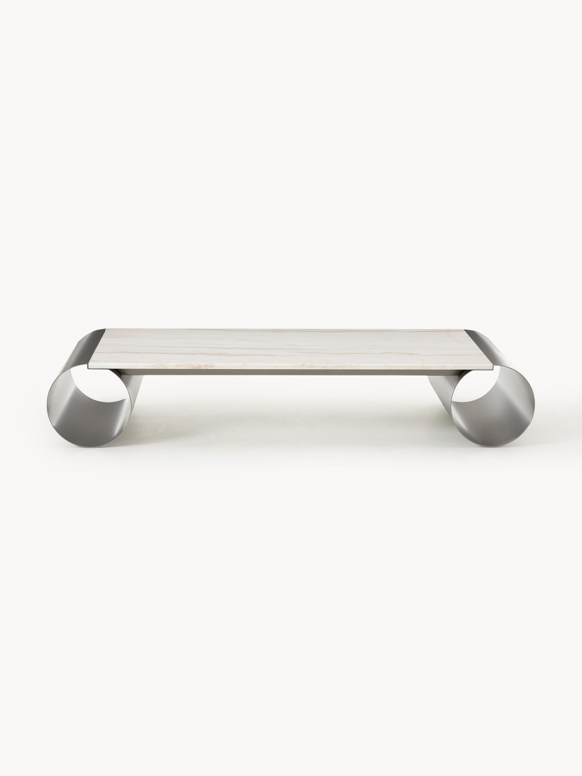 Blaze XL Coffee Table with Marble Top, W 160 cm