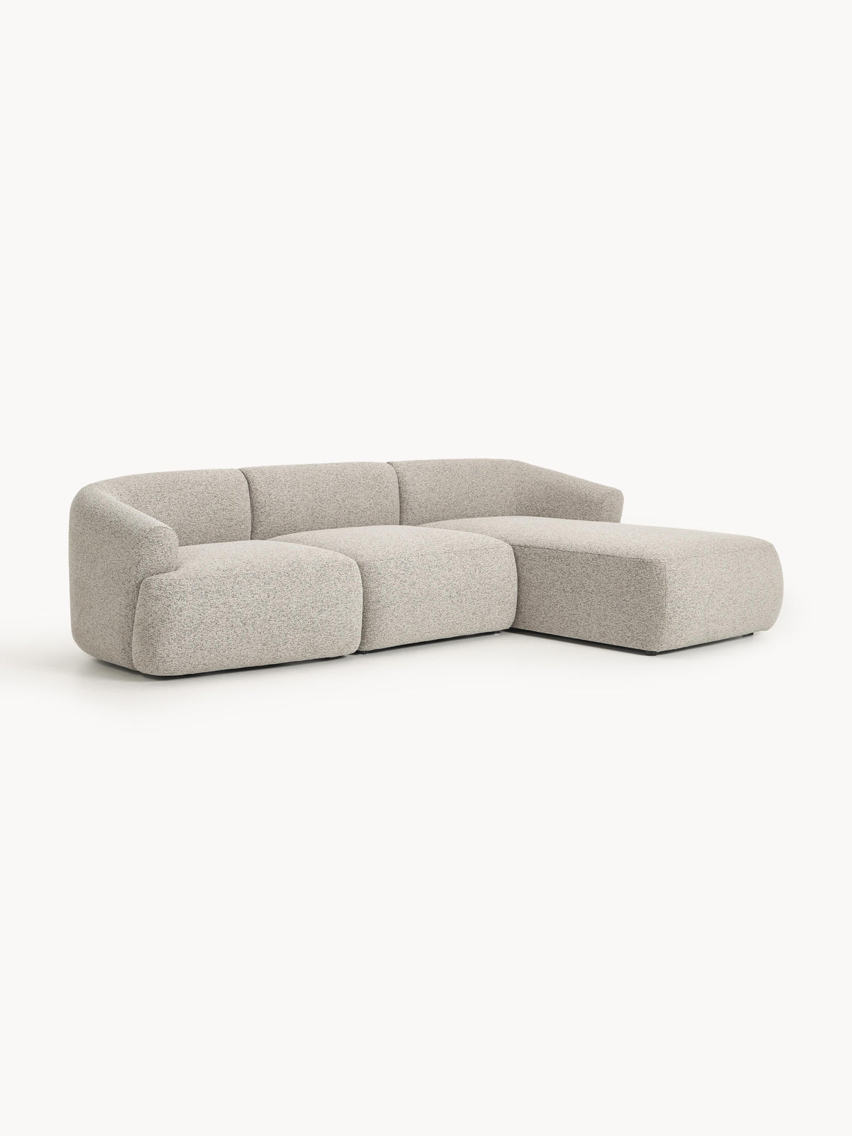 Sofia Modular Bouclé Corner Sofa (4-seater)