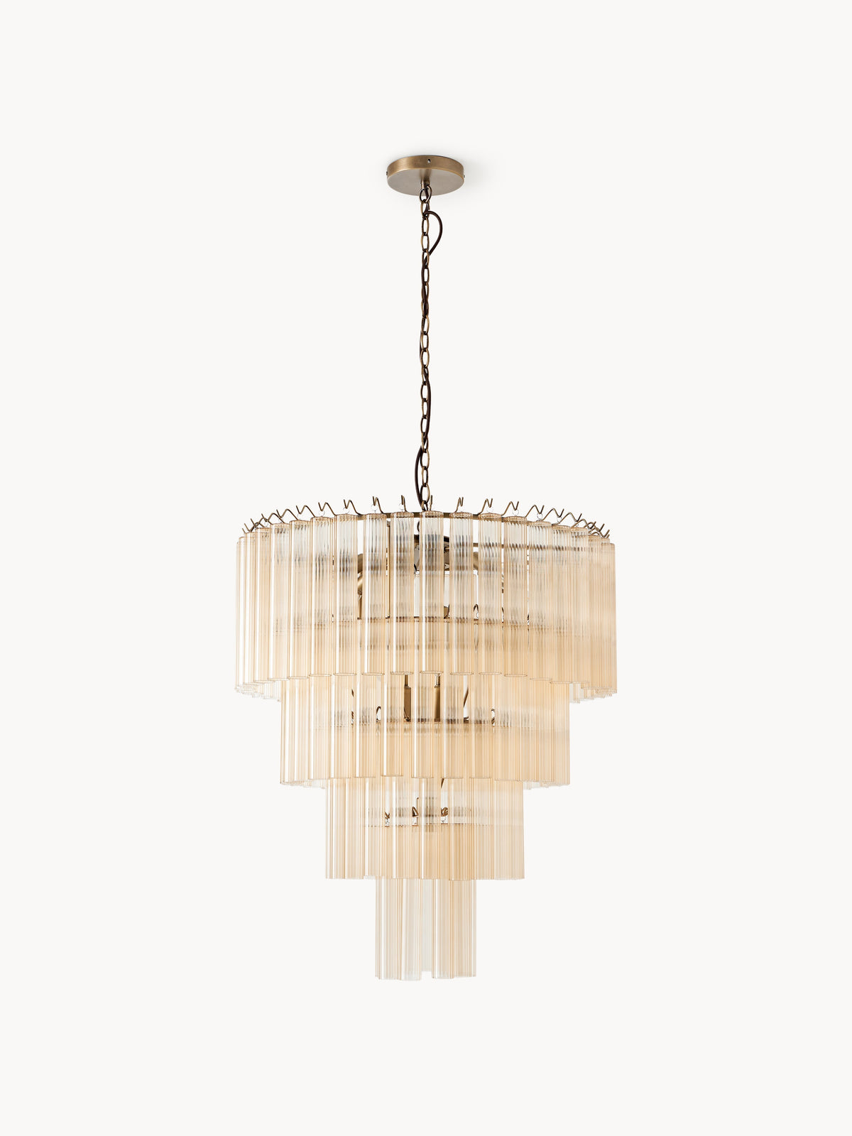 Janae Large Glass Chandelier