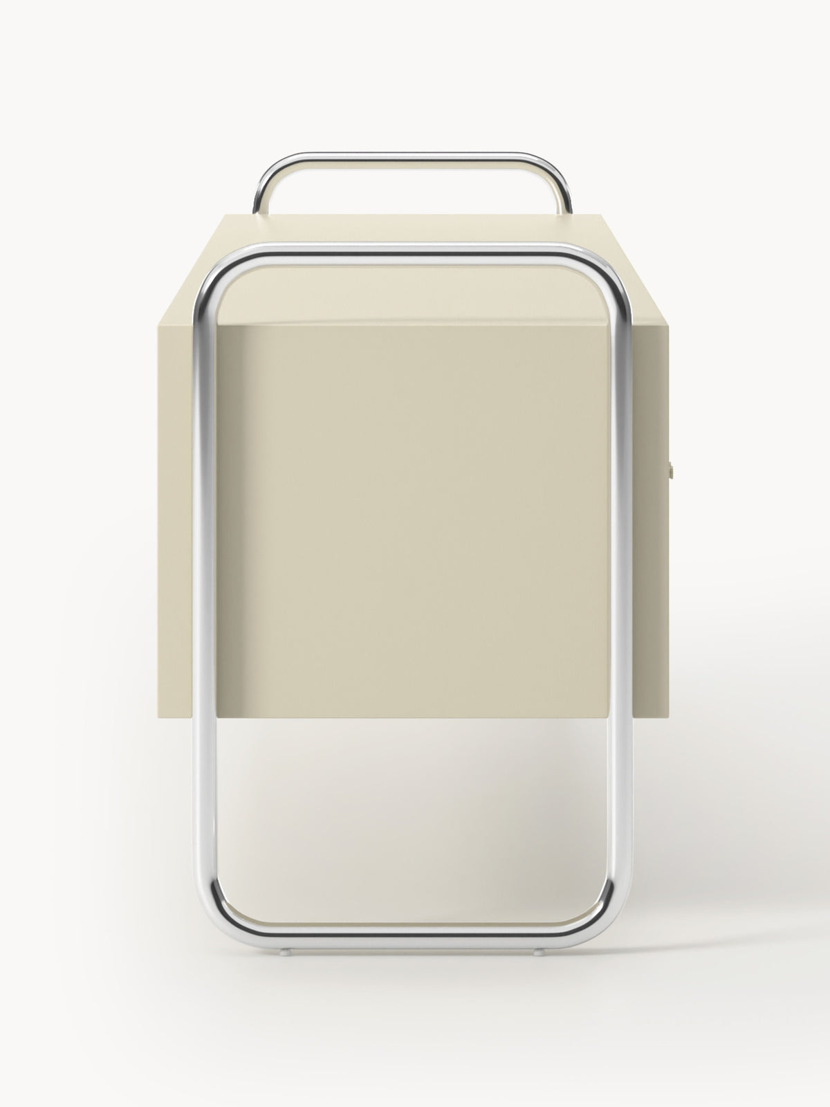 Robyn Metal Lowboard with Glass Front