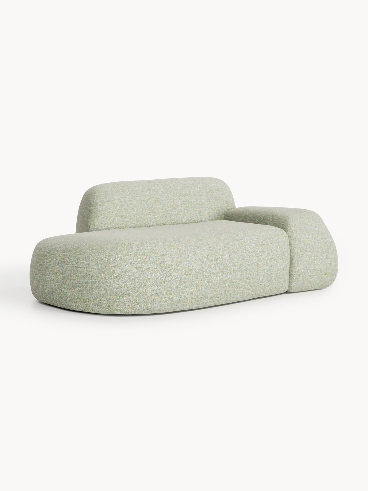 Wolke Bouclé Sofa (2-seater) with Chaise End