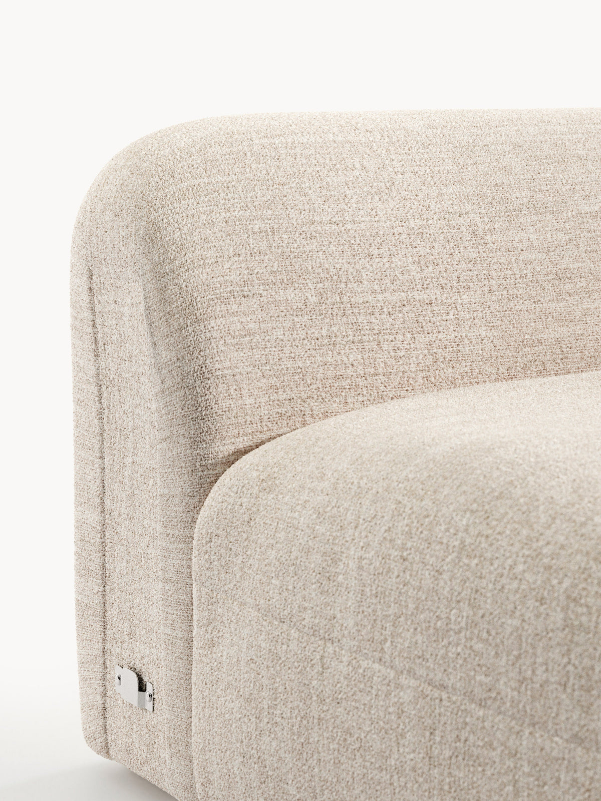 Wolke Bouclé Chaise Corner Module