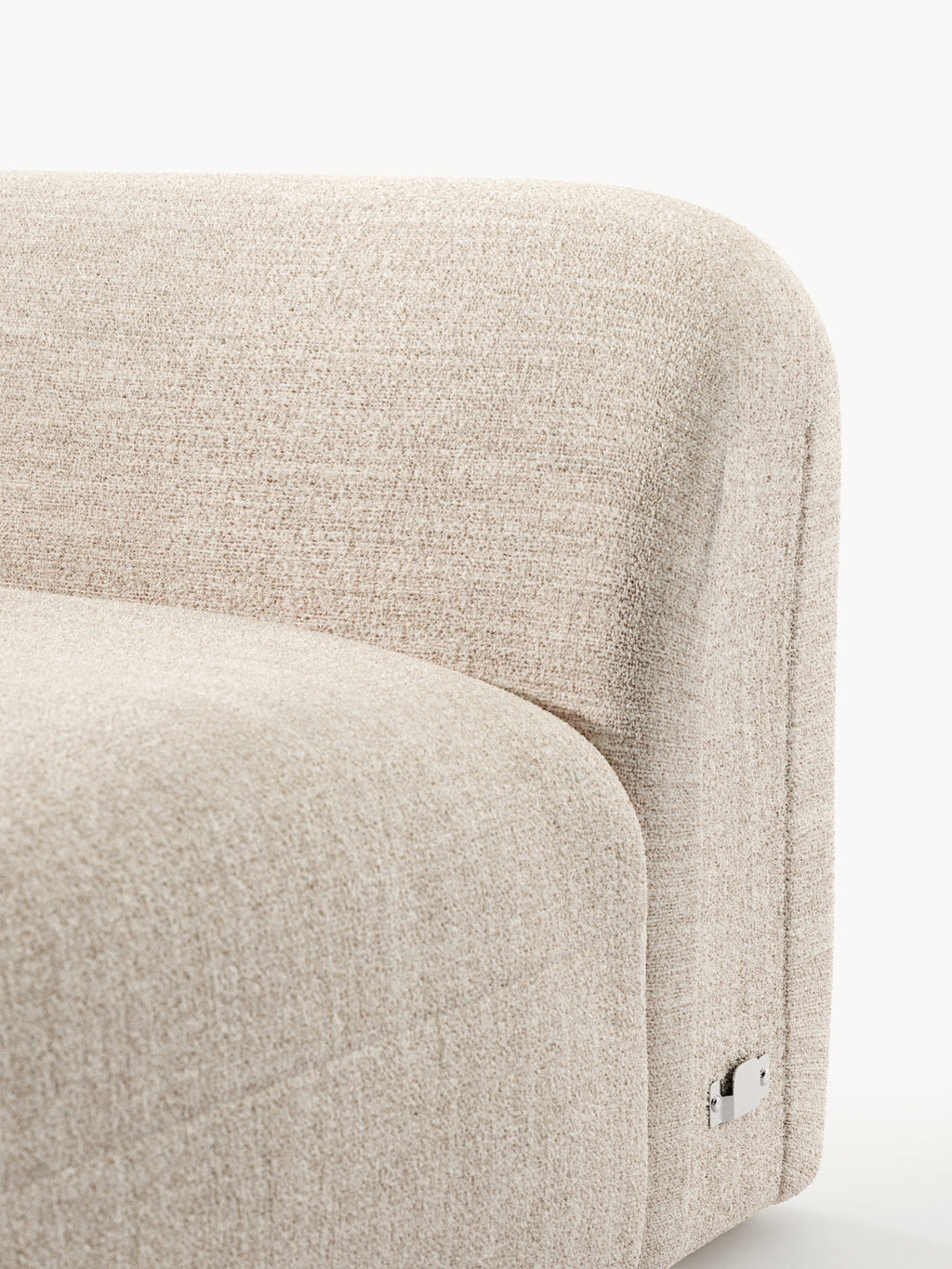 Wolke Bouclé Chaise Corner Module