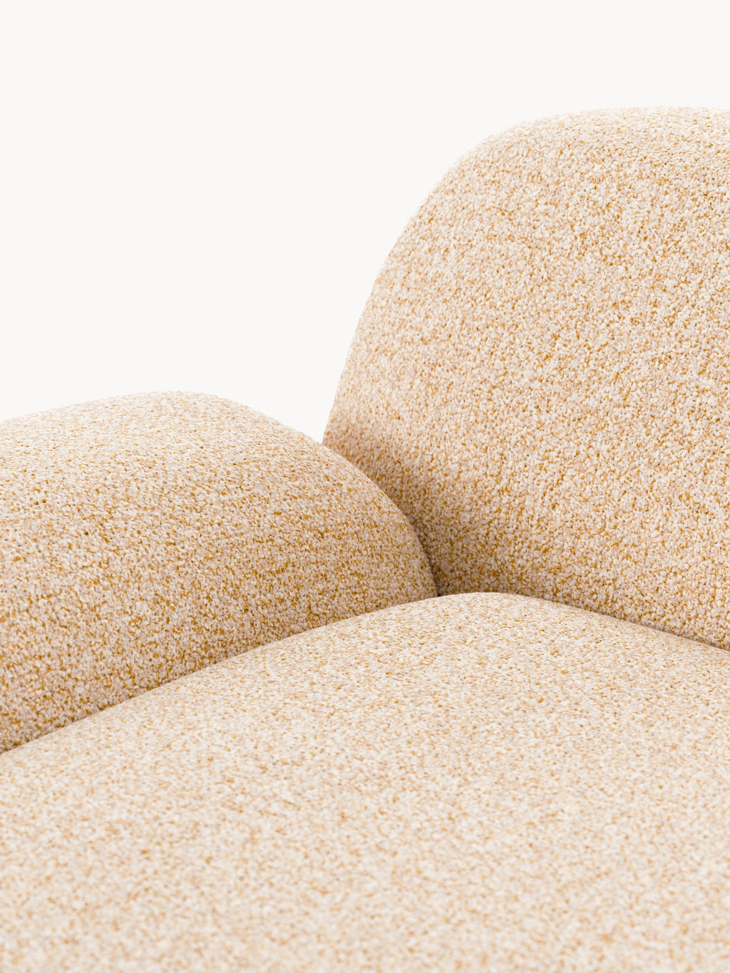 Wolke XL Modular Bouclé Corner Sofa with Chaise Ends