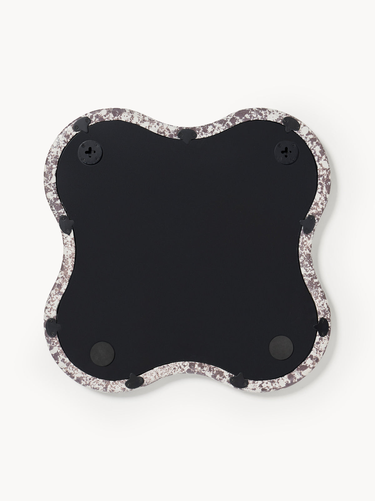 Elara Wall Mirror with Engineered Marble Frame