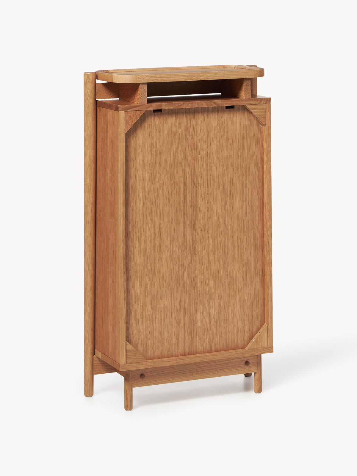 Libby Fold Out Wooden Shoe Cabinet