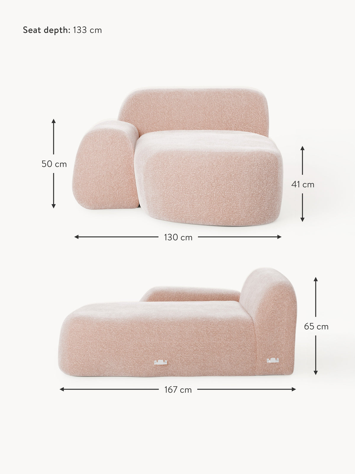 Wolke Chaise Corner Module