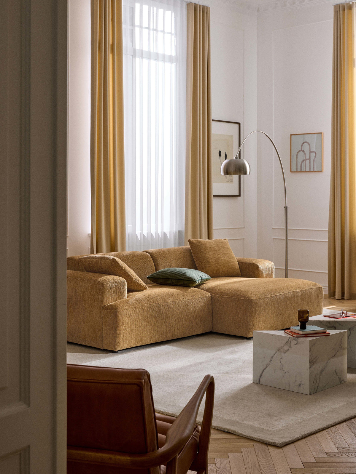 Melva Corner Sofa (3-seater)