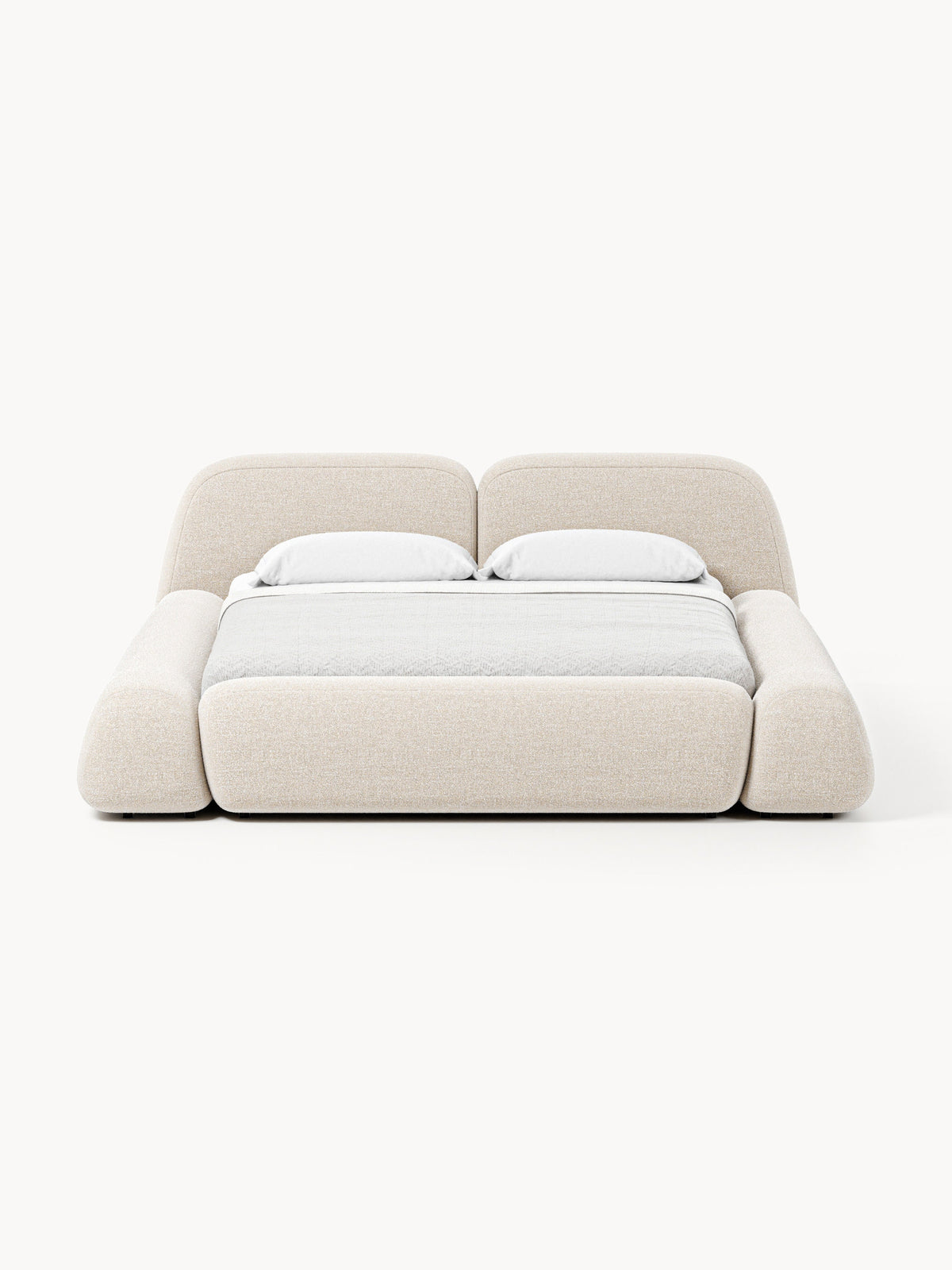 Wolke Upholstered Bouclé Bed