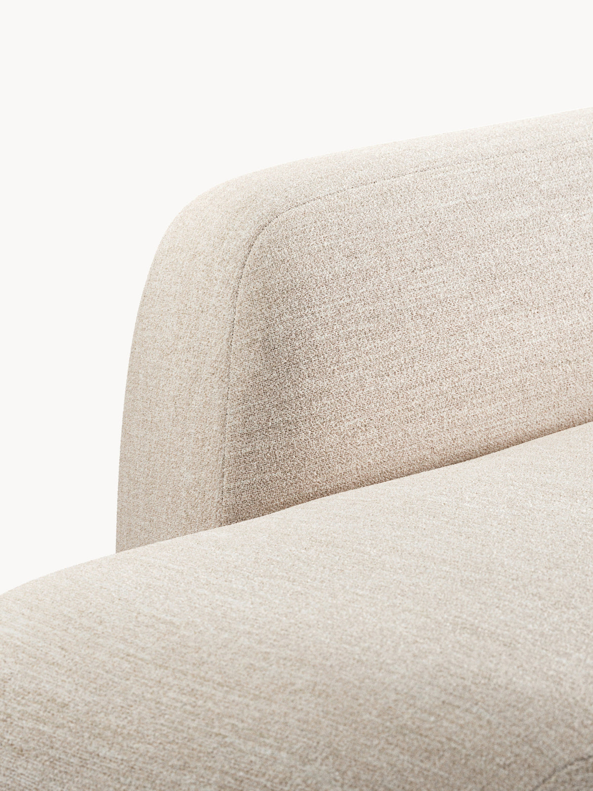 Wolke XL Modular Bouclé Corner Sofa with Chaise End