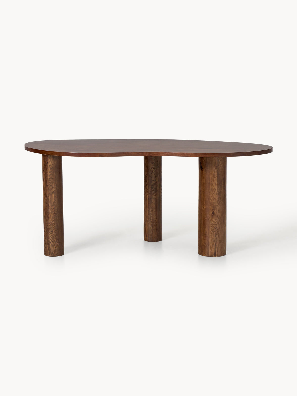 Naruto Organic-Shaped Oak Wood Dining Table, in various sizes