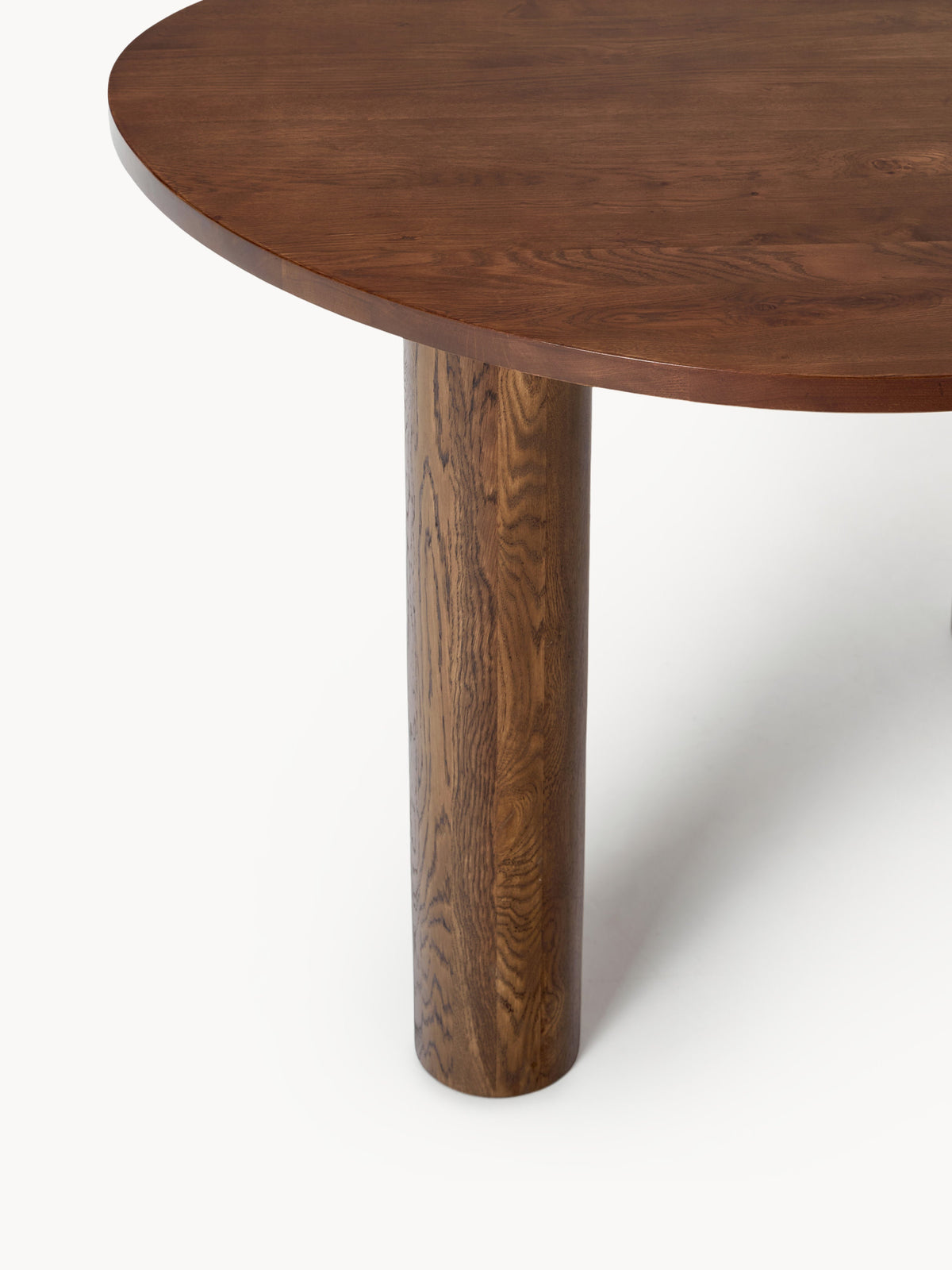Naruto Organic-Shaped Oak Wood Dining Table, in various sizes