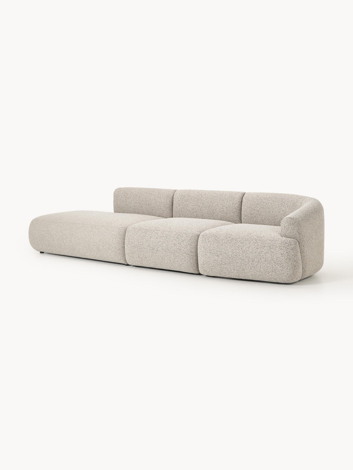 Sofia Modular Bouclé Chaise (4-seater)